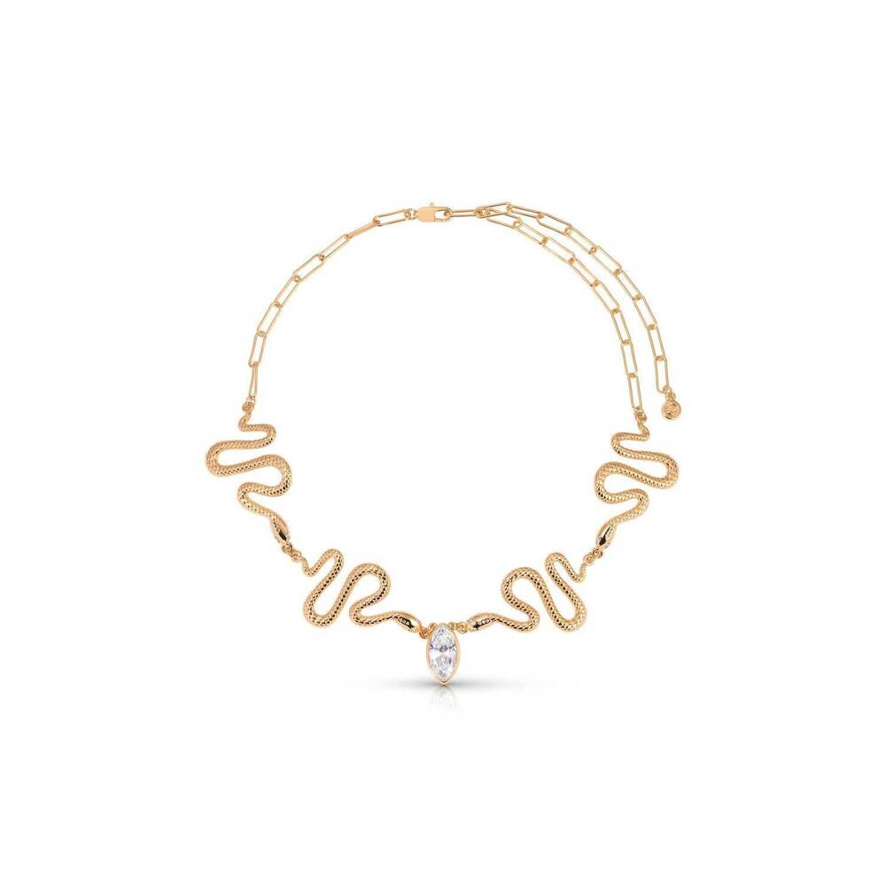 NEW ETTIKA women's serpentina choker in gold